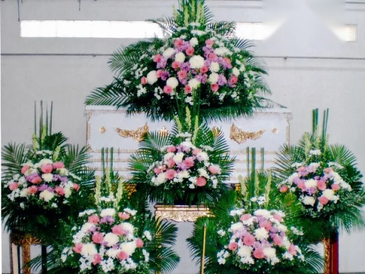 ผลงานจัดดอกไม้งานศพ งานศพจริง Funeral Decor
