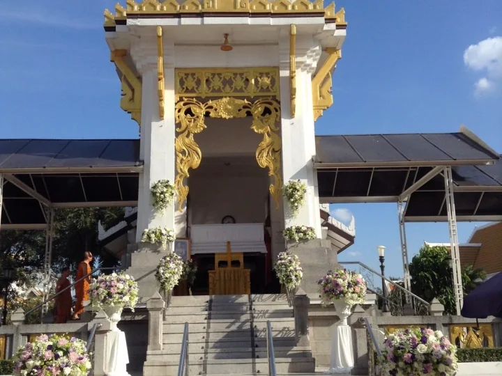 ผลงานจัดดอกไม้งานศพ งานศพจริง Funeral Decor