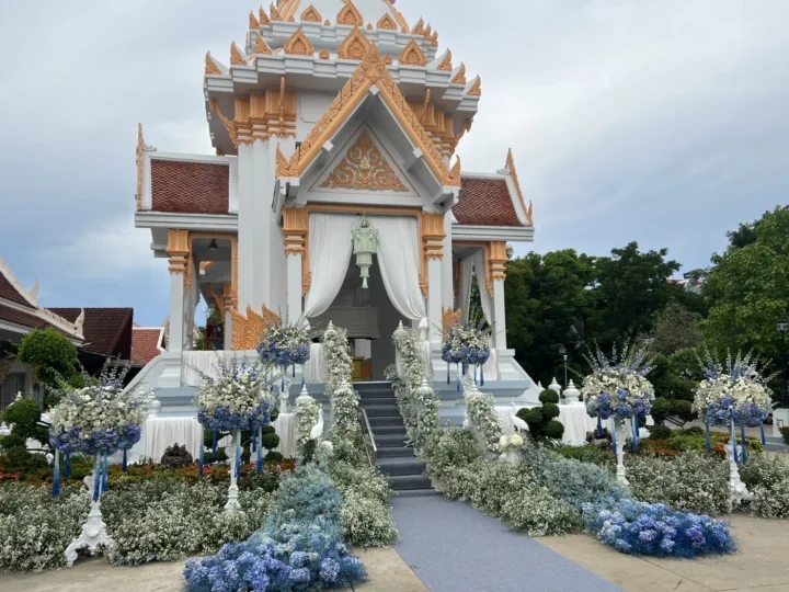 ผลงานจัดดอกไม้งานศพ งานศพจริง Funeral Decor