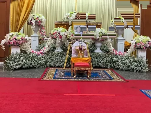 สั่งดอกไม้หน้าโลงแจ้งชื่อผู้รับใบเสร็จสำหรับเบิกสวัสดิการ Funeral Decor